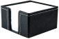 Preview: Zettelkasten PREMIUM LEDER SOFT GRAIN schwarz (genarbt)